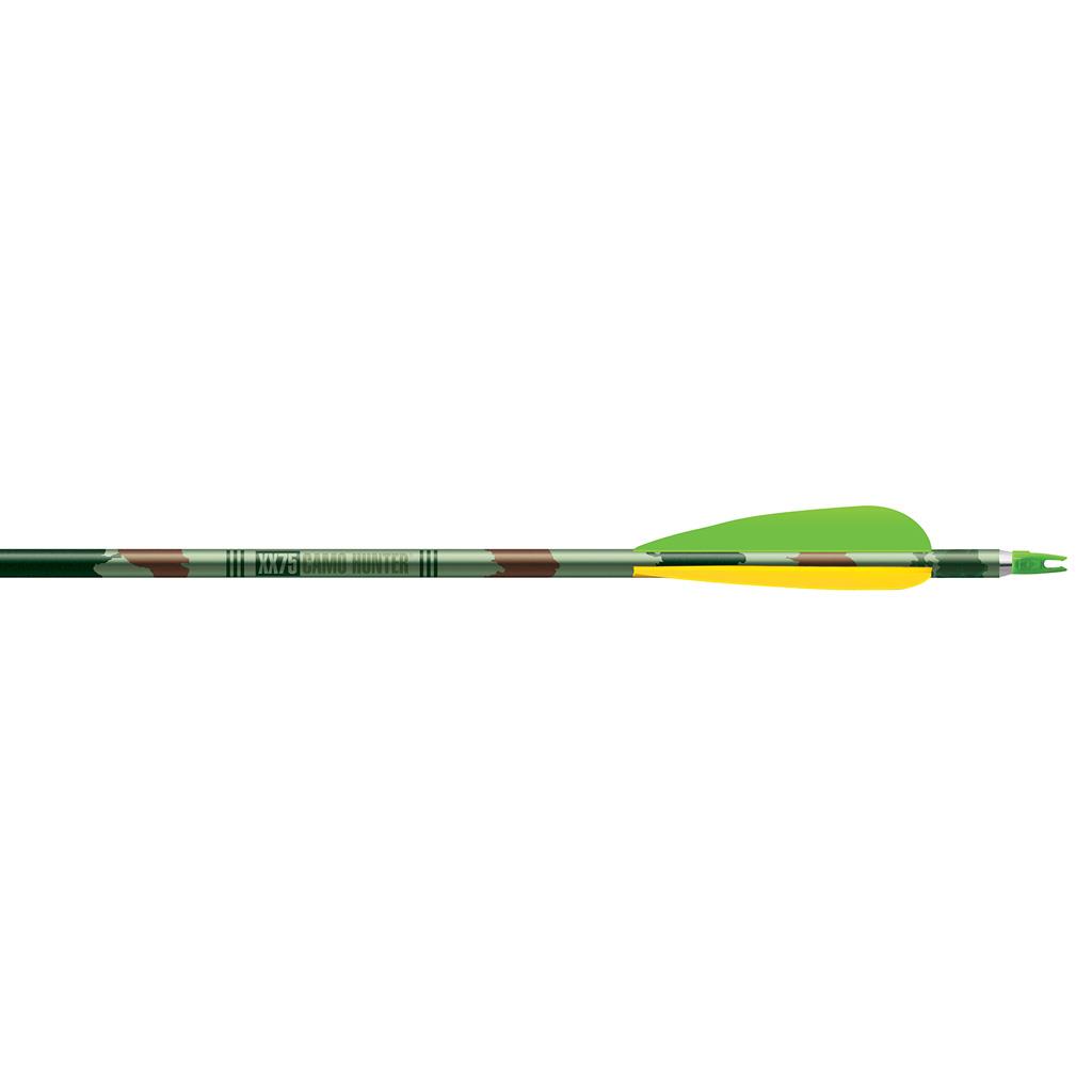 EASTON CAMO HUNTER XX75 ARROWS 2117 4 IN. VANES 6 PK.